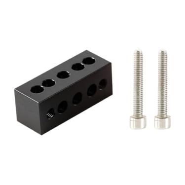 Imagem de FVDPWYE Blocos de Elevação de Anel Refrator de Telescópio em Liga de Alumínio, Anti-riscos, Acessório Portátil Resistente, Preto 50mm