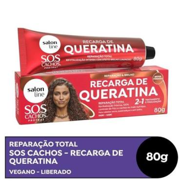 Imagem de Recarga De Queratina Salon Line SOS Cachos 80 gr Reparação Total
