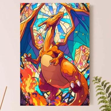 Imagem de Placa Quadro Decorativo Po.ke.mon - Ch.ari.za.rd (Charizard_05)