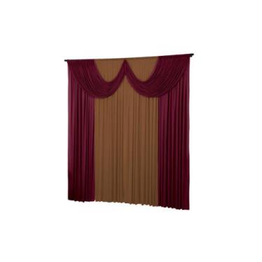 Imagem de Cortina Quarto E Sala Paris 3 Metros Malha Gel 3,00x2,80 - Dennis Conf