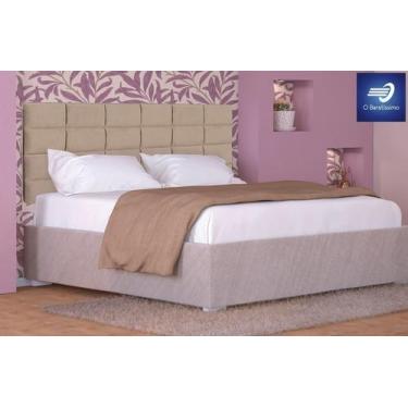 Imagem de Cabeceira Casal Suede - O Baratissimo, Castor Amassado