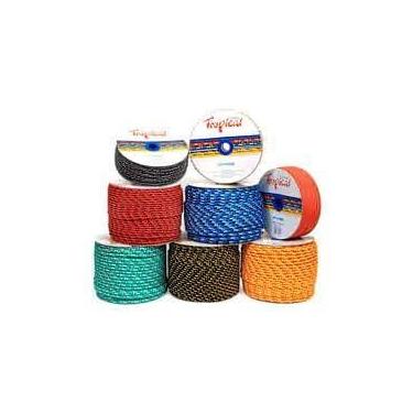 Imagem de Corda de Polipropileno Trançado Bicolor Carretel, 10mm 190m, - RIOMAR