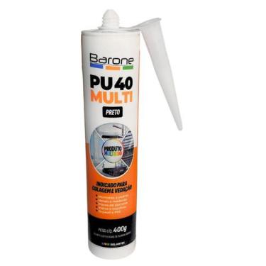 Imagem de Adesivo Selante PU40 Preto 400G Barone 24676