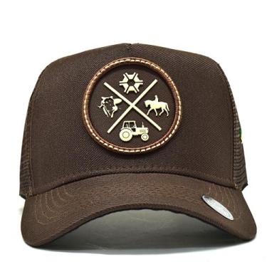 Imagem de Boné Trucker Telinha Atrevidu's Country Exclusivo Agro, Café, Único