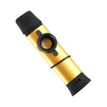 Imagem de YIJU Kazoo Instrumento Profissional Exclusivo Lembrancinhas de Festa Leve Presente Prático Acompanhamento com Membranas Kazoo Toy Adultos, Ouro