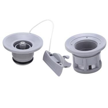 Imagem de aqxreight Válvula de Barco Substituição de Válvula de Gás Leve para Barcos de Borracha de Caiaque de Boia Inflável (Cinza)