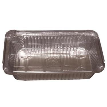 Imagem de Bandeja Alumínio Tampa Pet 750 ml 50 Unid Wyda