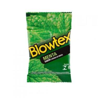 Imagem de Preservativo Menta - 3 unidades - kit c/ 10 Blowtex