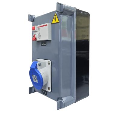 Imagem de Quadro Sobrepor C/ IDR25A + 1 Tomada Industrial N4049 IP-40 Cód. S310102DR – Steck