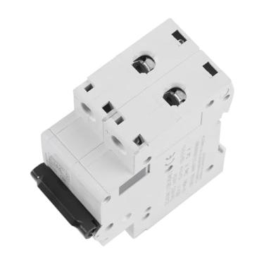 Imagem de Disjuntor DC 2P 250V Baixa Tensão Miniature Disjuntor 16a/32a/63a Opcional para Painéis Solares de Grade Com Suporte de Trilho DIN (16a)