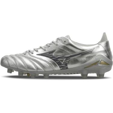 Imagem de Chuteira de Campo Masculina Mizuno Morelia Neo IV Japan, Prata, 40
