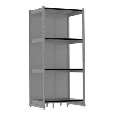 Imagem de Rack Parede 202 Fit 60 Inicial Preto 90x60 Pe Preto