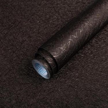 Imagem de Papel de parede autoadesivo marrom – papel de contato removível à prova d'água para bancada de banheiro 39,9 cm x 299,7 cm – envoltório de vinil de cozinha para bancadas de armário – papel de bancada