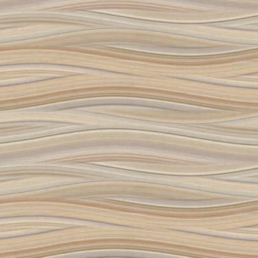 Imagem de Papel de Parede Adesivo Lavável Linho Bege Areia Ondas 12m