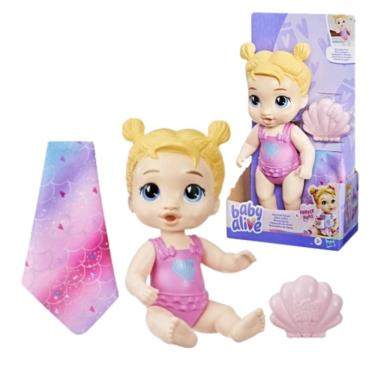 Imagem de Boneca Baby Alive Brincando De Sereia Harper Hugs Loira