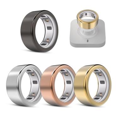 Imagem de Pacote com 4 capas de anel para Oura Ring Gen 4, película protetora de TPU ultrafina compatível com Oura Gen 4, resistente a arranhões e desbotamento para homens e mulheres malhando na academia (G