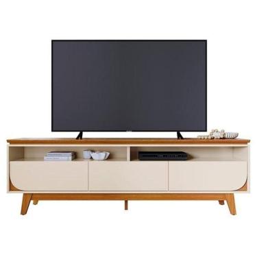 Imagem de Rack Bancada Selene Para De 75 Polegadas - Madetec Cinamomo Off White