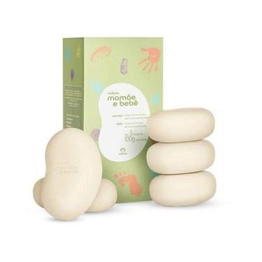 Imagem de Sabonete Mamãe e Bebê - 5un de 100g - Natur - Natura
