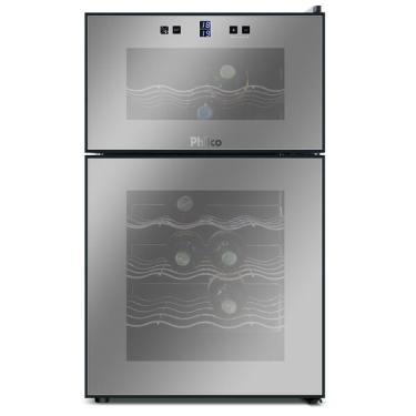 Imagem de Adega De Vinhos Philco Ph24 Dz 24 Garrafas 2 Portas 220v