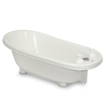 Imagem de Banheira De Bebê Infantil com Termômetro Baby Style Rosa