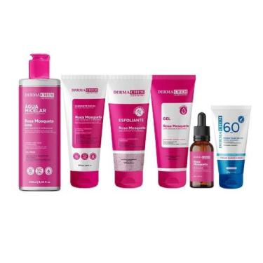 Imagem de Kit Dermachem Skincare Rosa Mosqueta Protetor Solar Facial