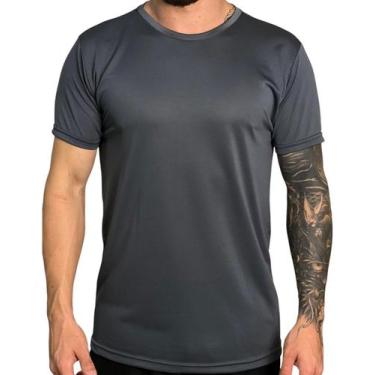 Imagem de Kit 3 Camisas Dry Fit Masculina Academia Fitness Esportiva Antissuor L