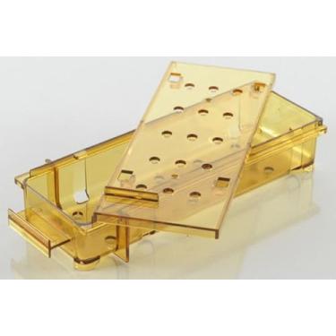 Imagem de Cassete de plástico para esterilização – Bandeja de armazenamento de laboratório dentário para esterilizador a vapor autoclave Prestige – Apenas cassete