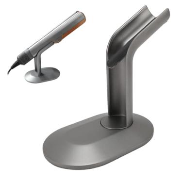 Imagem de Asixxsix Stand para Desktop do Secador de Cabelo, Suporte de Economia de Espaço Anti -deslizante Estável Com Metal para Alisador de Cabelo HT01 Airstrait HT01 e Secador de Cabelo (cinza prateado)