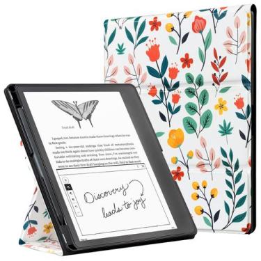 Imagem de Capa Cobak Stand para Kindle Scribe 10,2" com porta-canetas de couro