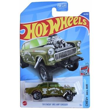 Imagem de Hot Wheels Chevy Bel Air Gassger '55, Chevy Bel Air 2/5 [Verde] 43/250