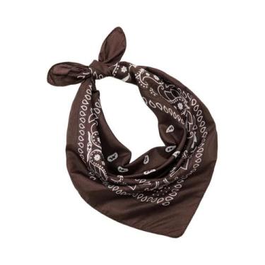 Imagem de Bandana Unissex Com Estampa Boêmia De Paisley, Bandana Hiphop, Máscara