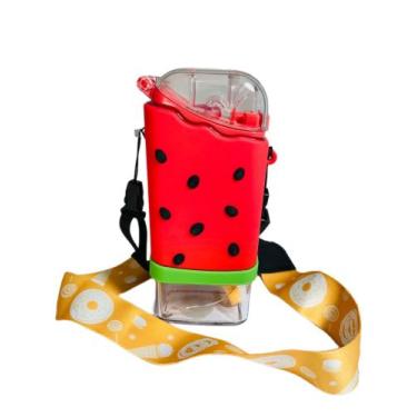 Imagem de Garrafa De Água Cantil Da Kawaii Volta as Aulas Escolar creche Infanti