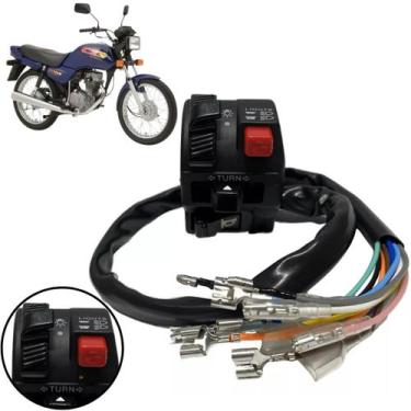 Imagem de Punho Chave De Luz Cg 125 Titan Cargo 95 Até 99 Seta Pisca - Tmac