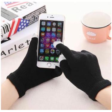 Imagem de Luvas De Lã Touch Screen Celular Tablet Quentinha Inverno - princesa, 