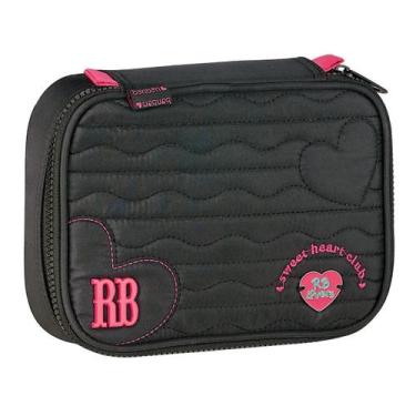 Imagem de Estojo Rebecca Bonbon Box 100 Pens Juvenil Escolar - Preto