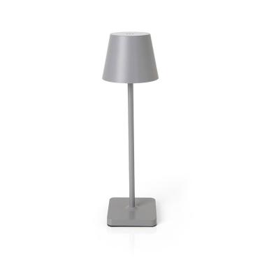 Imagem de Luminária De Mesa Copa E Cia Tátil Regulável Ross Cinza