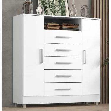 Imagem de Comoda com 2 sapateiras e 5 gavetas -Isabele branca