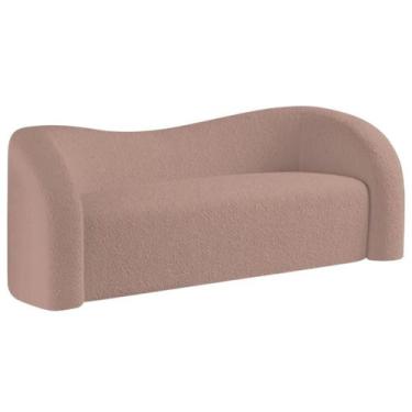 Imagem de Sofá Curvo 3 Lugares Organico Sala Recepção Escritório Coréia 180cm Li