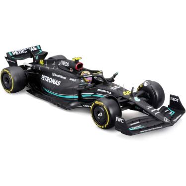 Imagem de Miniatura Bburago Mercedes-AMG F1 W14 E Performance 2023 Lewis Hamilton 44 1/24 C/ Piloto