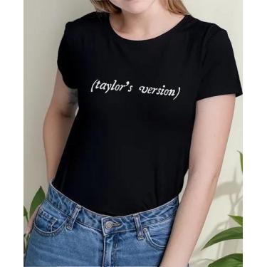 Imagem de Camiseta Camisa Adulto Feminina Masculina Algodão Taylo r Swi ft  Tayl