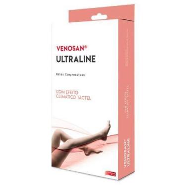 Imagem de Venosan - Ultraline 4000 Meia Panturrilha 3/4 20-30mmHg PRETO Pé Fecha