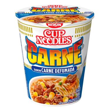Imagem de Macarrão Instantâneo Cup Noodles Sabor Carne Defumada com 69g