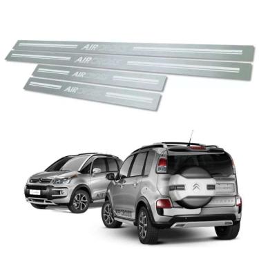 Imagem de Soleira De Porta Citroen Aircross 2011 Até 2016 Aço Inox