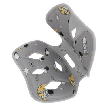 Imagem de aqxreight Cadeira de Apoio Lombar Ergonômica Dobrável para Furos Ocos No Chão Almofada Macia Suporte Lombar Cinza Fornece Suporte Confortável Cadeira de Apoio para Assento de ChãoErgonômico (Cinza)