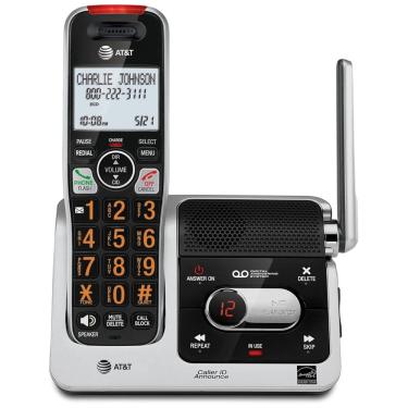 Imagem de Aprimorando: Aparelho de Telefone sem Fio AT&T BL102 DECT 6.0 c/ Secretária Eletrônica, Bloqueador de Chamadas, Identificador e Assistente