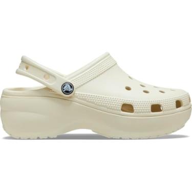 Imagem de Sandália Classic Platform Clog W Clog, Crocs, Adulto Feminino, Bone, 34