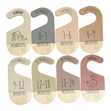 Imagem de simhoa 8 Peças Separadores de Armário de Bebê Organizadores de Roupas de Bebê Organizador de Armário