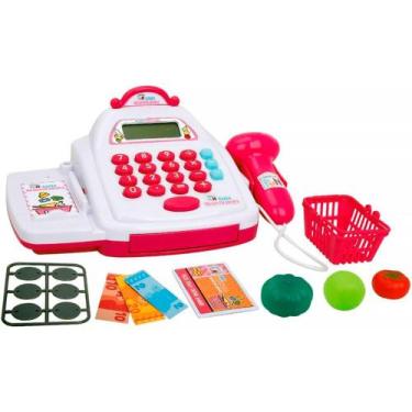 Imagem de Creative Fun Caixa Registradora Mini Shopping com Luz e Som Branca e R