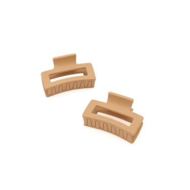 Imagem de Kit 2 Presilhas de Cabelo Gengibre Foscas Acessório Elegante - Beta We