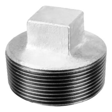 Imagem de Plug Bujão de 3/8" Galvanizado Macho - Bsp - Mech